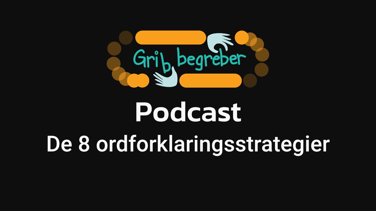 Podcast - De 8 ordforklaringsstrategier Podcast - De 8 ordforklaringsstrategier